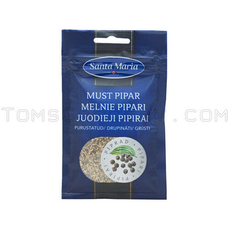 SANTA MARIA Chopped Black Pepper Cooking Seasoning Spice 18g 0.65oz