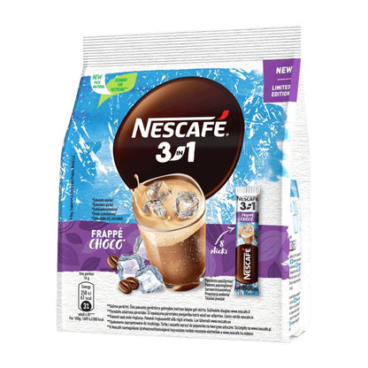 3 NESCAFE FRAPPE CHOCO 3in1 Instant Coffee Drink 128g 4.5oz