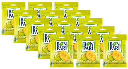 15 BON PARI SUPER SOUR Tropical Fruit Flavor Hard Candies Bonbons 90g 3.2oz