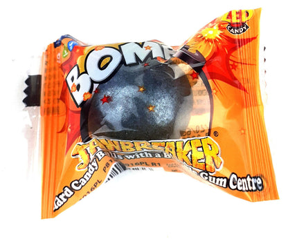 JAWBREAKER BOMB Hard Rock Candy Balls With Bubble Gum Center (90 servings)