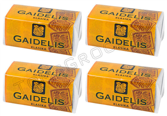 GAIDELIS Classic Retro Cookies European Sweets 4 PACKS 160g 5.6oz