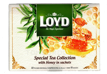 LOYD Special Tea Collection Gift Box (40 teabags) + Honey Sachets