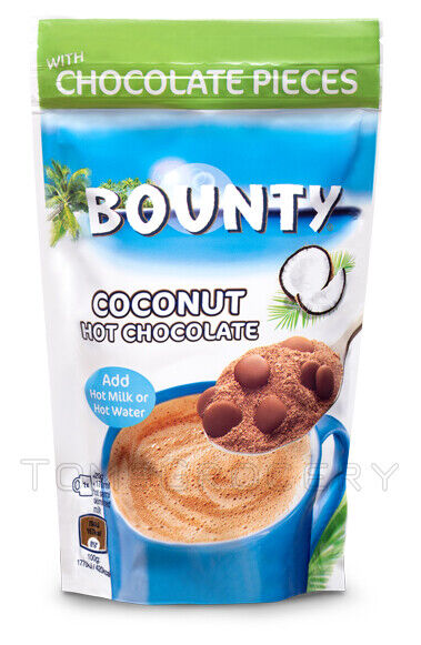 BOUNTY MILKY WAY MARS Hot Chocolate Powdered Drink (pack of 3) 140g 4.9oz