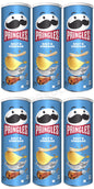 6 PRINGLES SALT & VINEGAR Flavor Potato Chips Snacks Crisps Full Tube 165g 5.8oz