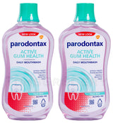 2 PARODONTAX Mouthwash Daily Gum Teeth Care FRESH MINT 500ml