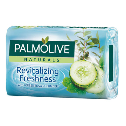 8 x Palmolive Naturals - Revitalizing Freshness - Green Tea & Cucumber Bar Soap