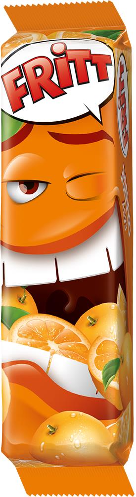 6 FRITT ORANGE Flavor German Chewy Candy Packs with Vitamin C 70g 2.5oz