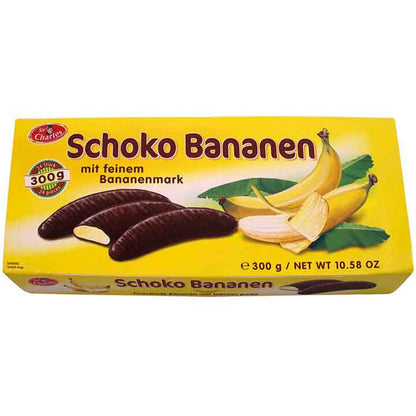 2 SCHOKO BANANEN Plain Chocolate Bananas German Candy Sweets 300g 10.6oz