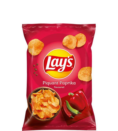 LAYS POTATO CHIPS Variety European Snacks Crisps Popular Flavors 120G-140G Bags