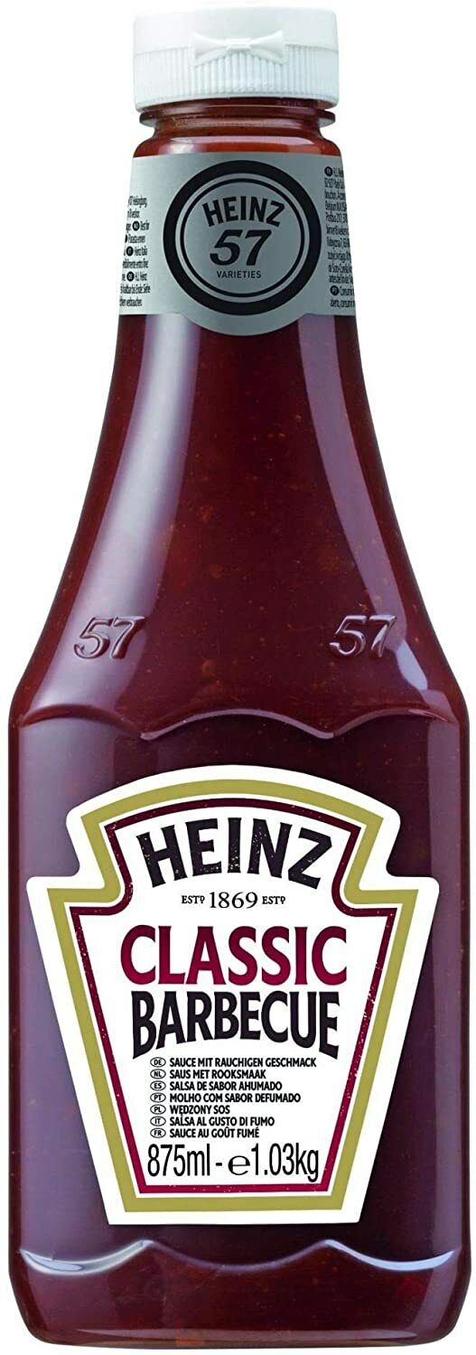 HEINZ Classic Barbecue BBQ Sauce LARGE Bottle 875ml