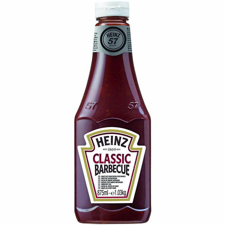 HEINZ Classic Barbecue BBQ Sauce LARGE Bottle 875ml
