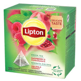 8 LIPTON RASPBERRY & POMEGRANATE Flavor Green Tea Boxes (160 Servings Total)