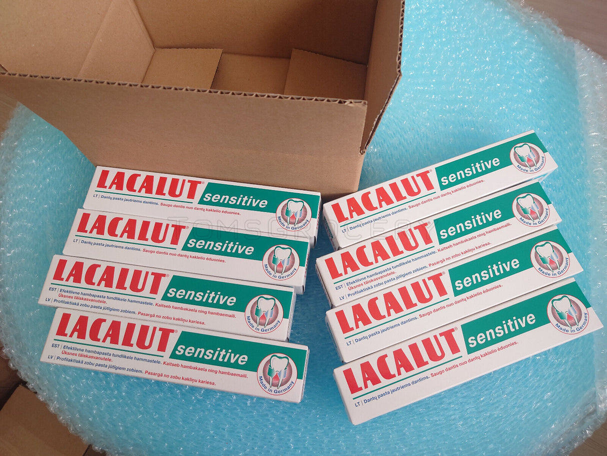 8 LACALUT SENSITIVE Daily Toothpaste Made in Germany 75ml