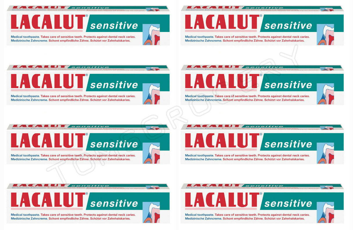 8 LACALUT SENSITIVE Daily Toothpaste Made in Germany 75ml