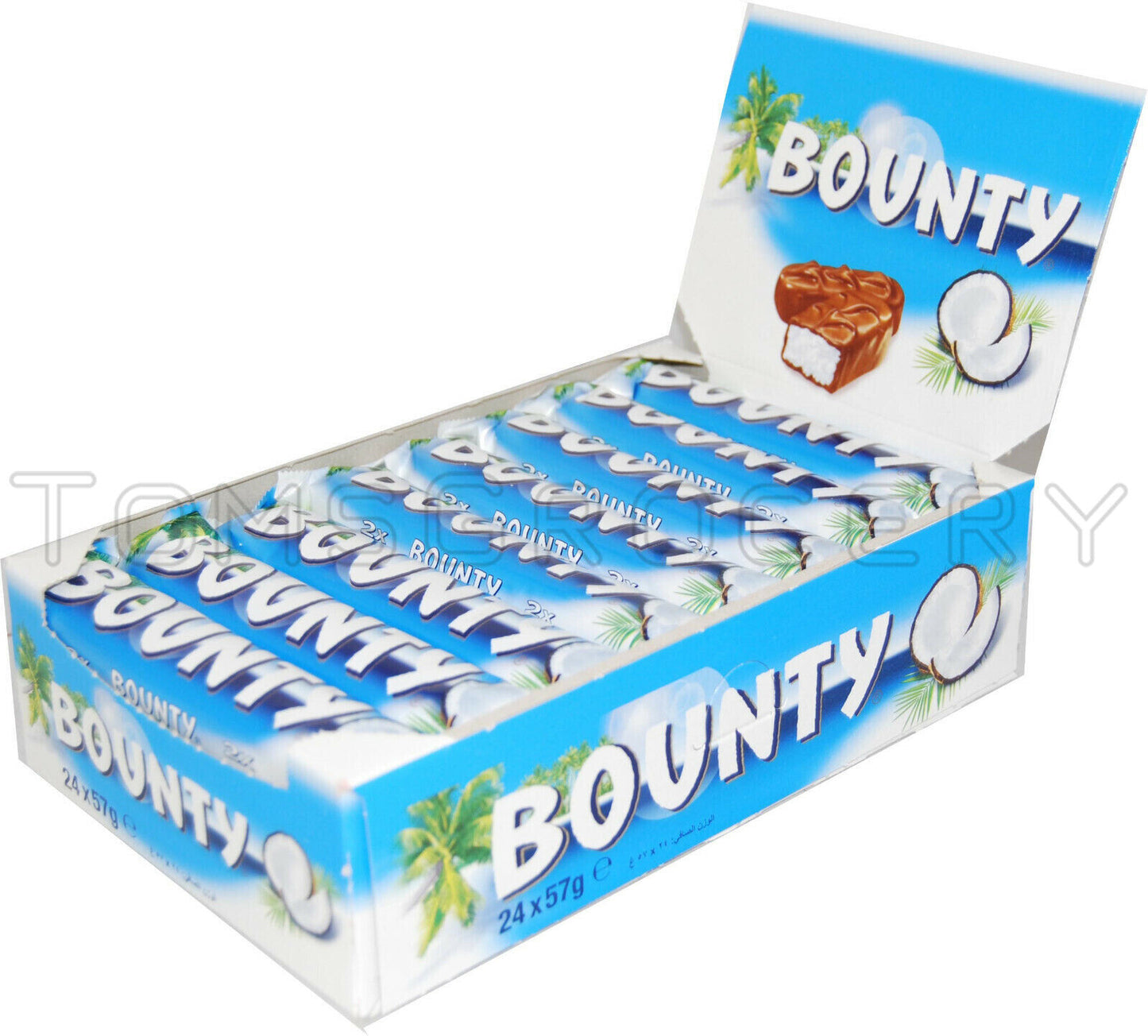 BOUNTY Coconut Chocolate Bars Delicious Sweets Candy Treats (pack of 24)