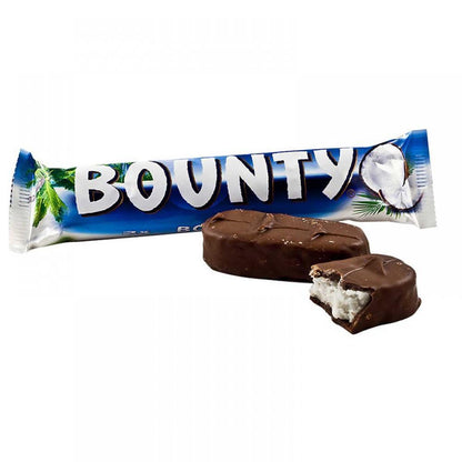 BOUNTY Coconut Chocolate Bars Delicious Sweets Candy Treats (pack of 24)