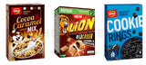 3 Breakfast Cereal Boxes Bundle Lion Wild Crush, Cookie Rings & Caramel Mix