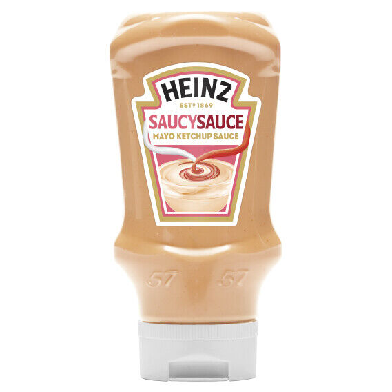 HEINZ Saucy Sauce Mayo Ketchup Sauce Squezzy Bottle 425g 15oz