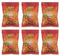 6 x TAFFEL Chili Nuts Crispy Coated Peanuts Snacks Spicy Flavor 150g 5.3oz