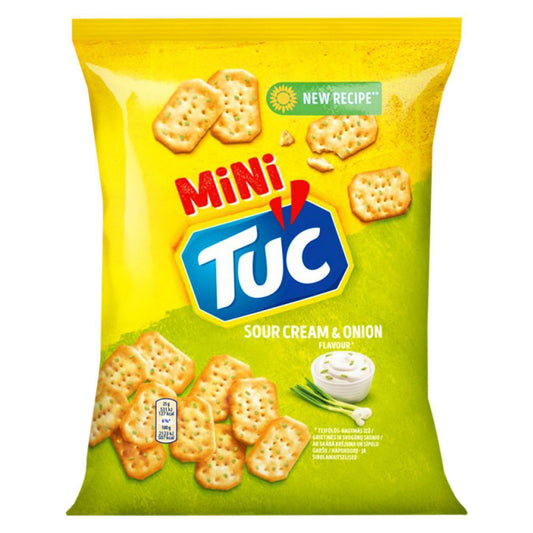 TUC Mini Sour Cream & Onion Flavor Crackers Crisps Snacks 100g 3.5oz