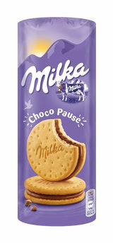 MILKA CHOCO PAUSE Sandwich Biscuits Alpine Milk Chocolate Cream Filling 6 x 260g