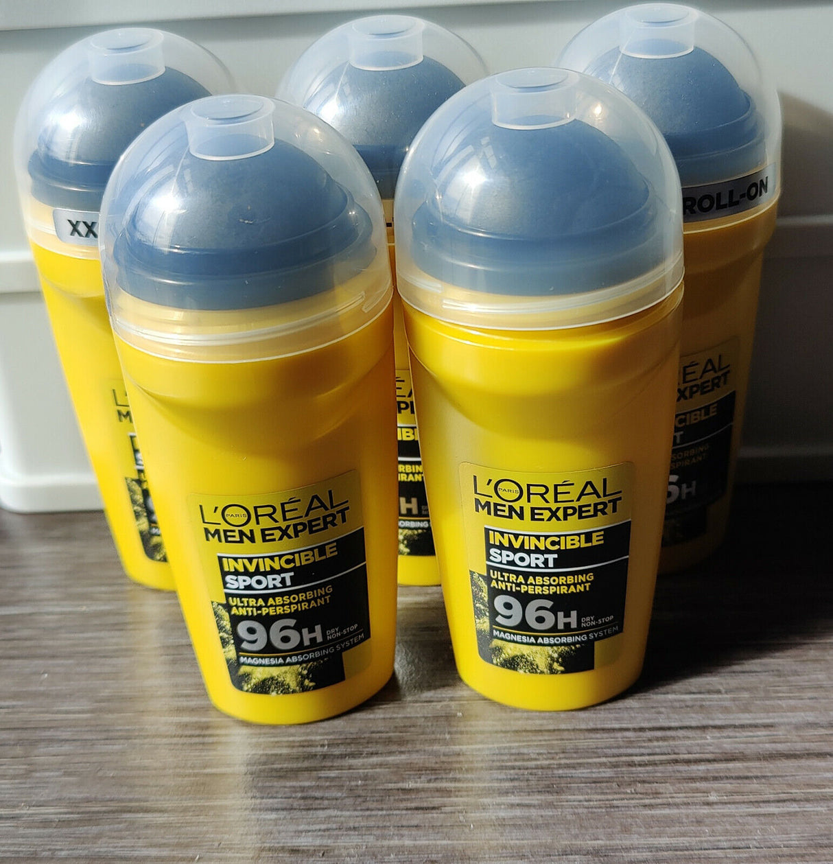 5 L'OREAL MEN EXPERT Invincible Sport XXL Roll On 96h Anti-Perspirant Deodorants