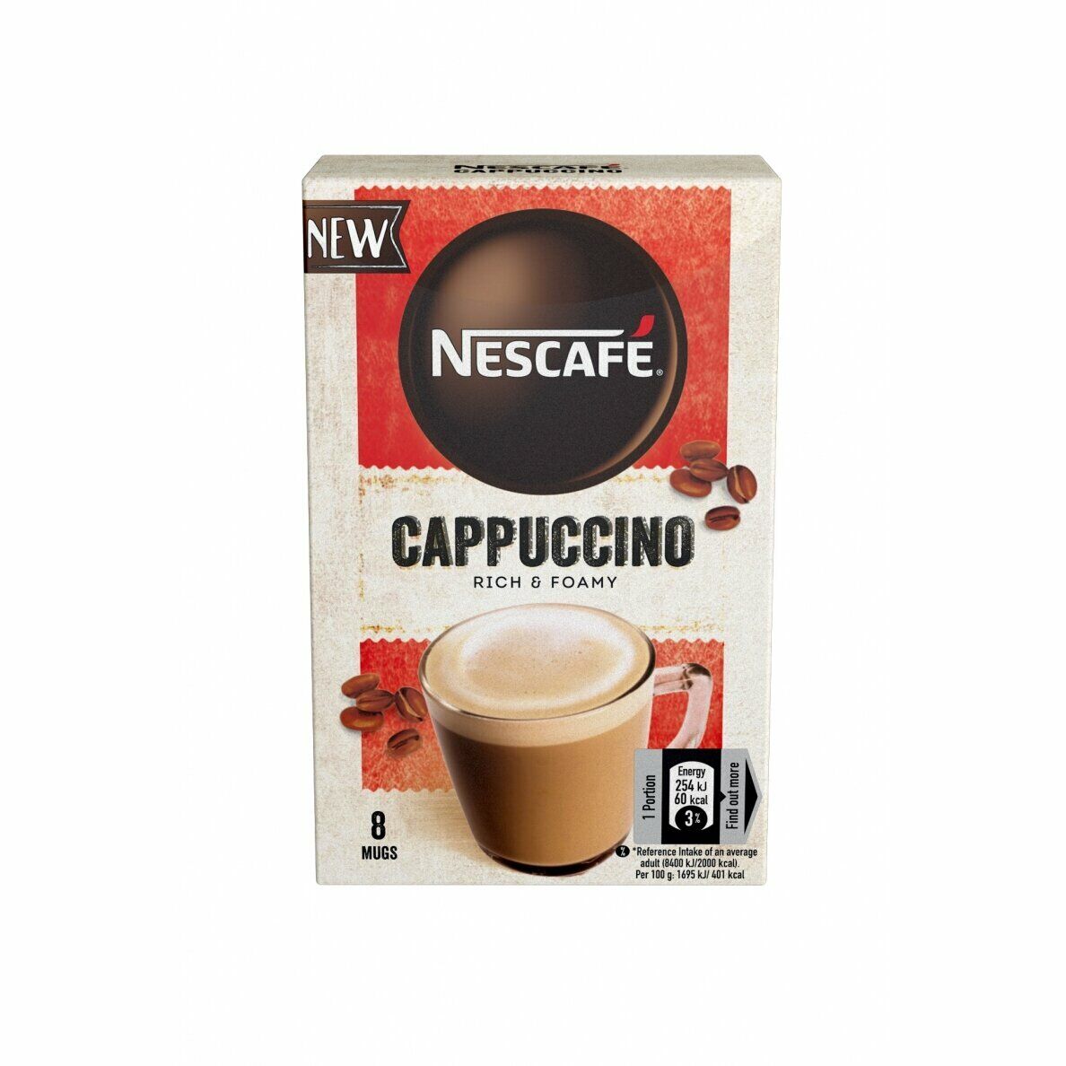 NESCAFE CAPPUCCINO Foamy Instant Coffee Drink 120g 4.2oz