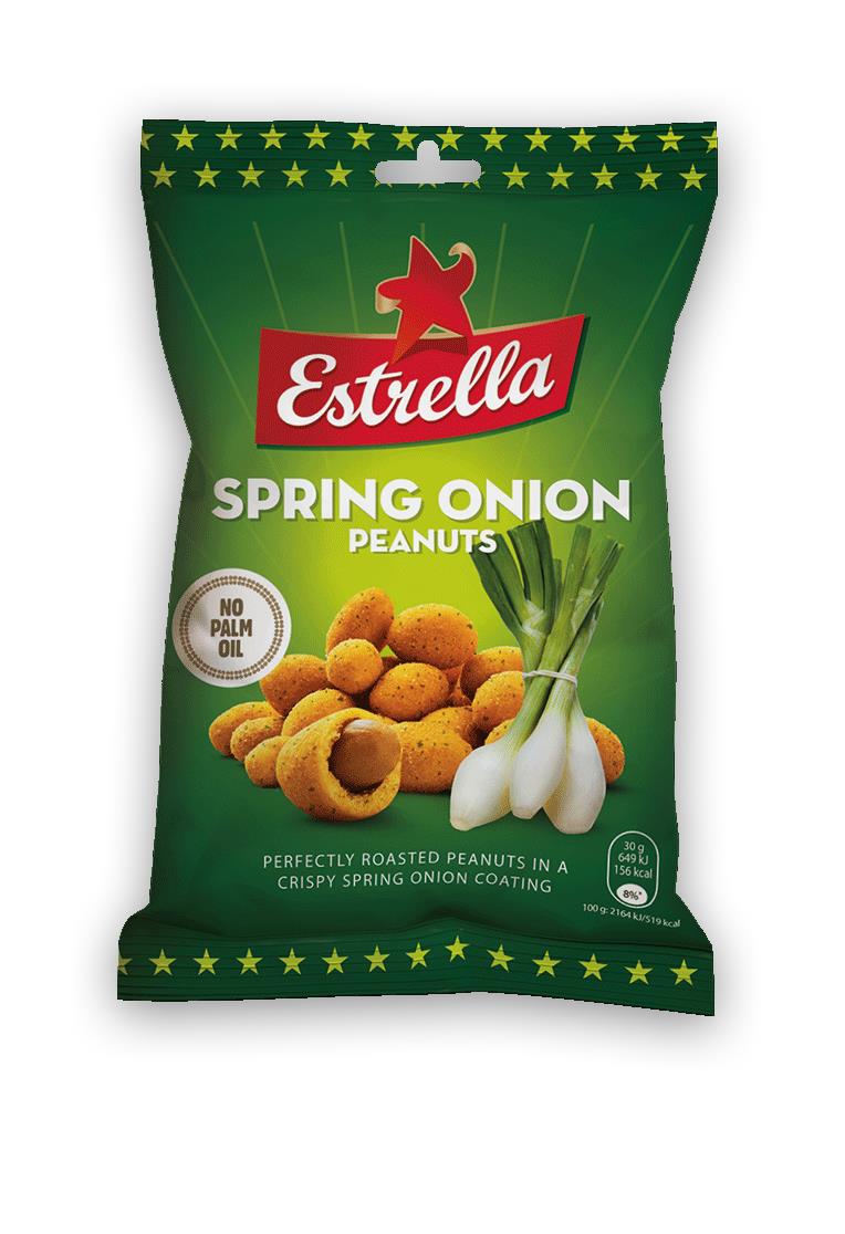 ESTRELLA CRISPERS Crunchy Coated Peanuts Beer Snacks Chili Sour Cream 150g 5.3oz