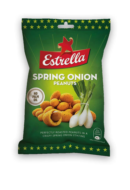 ESTRELLA CRISPERS Crunchy Coated Peanuts Beer Snacks Chili Sour Cream 150g 5.3oz