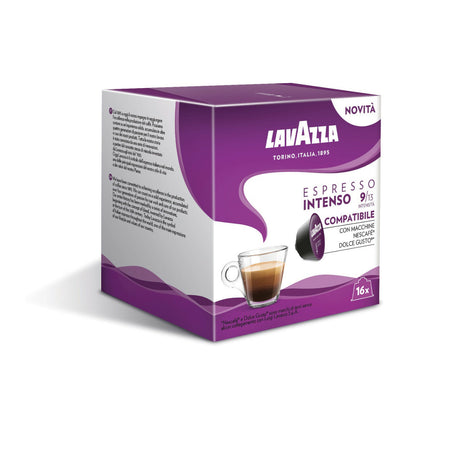 LAVAZZA ESPRESSO INTENSO Dolce Gusto Compatible Coffee Capsules Pods Box