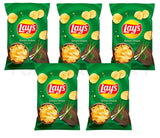5 LAYS GREEN ONION Flavor Potato Chips 130g 4.6oz
