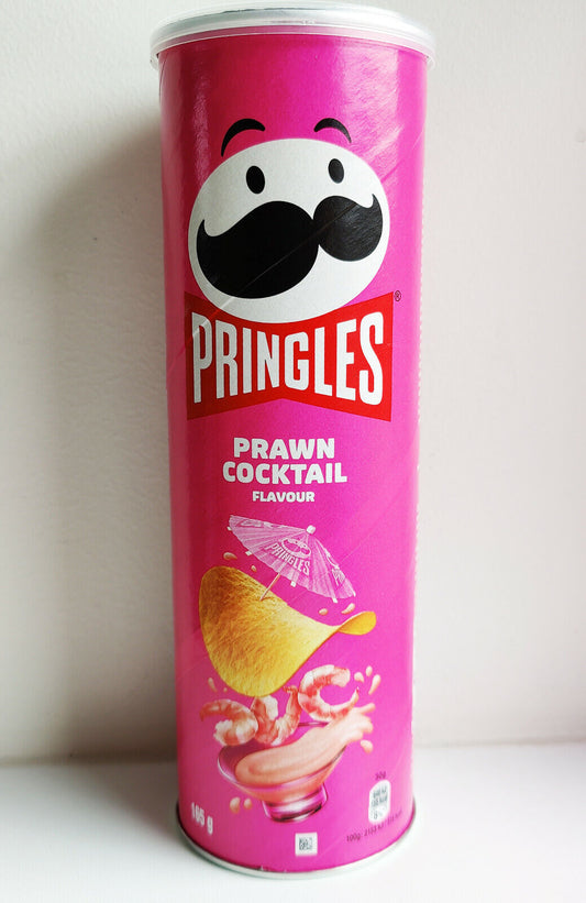 Pringles Prawn Cocktail Flavor Potato Chips Full Sealed Tube 165g 5.8oz