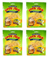 4 BEER CLUB Dried Fish Snacks Classic Salty Dried Squid Rings 43g 1.5oz