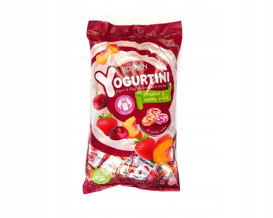 Roshen YOGURTINI Yogurt & Fruit Flavor Hard Candies Party Sweets 1kg (35oz) Bag