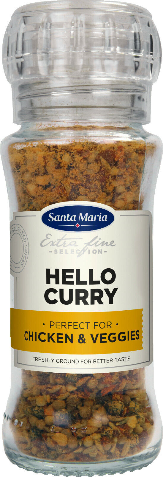 SANTA MARIA Hello Curry Spice Mix Grinder For Chicken and Vegetables 70g 2.4oz