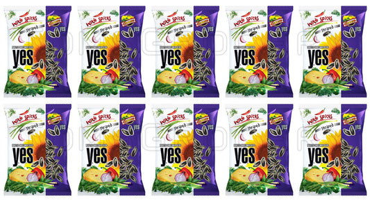 10 YES CHEESE Flavor Spiced Roasted Sunflower Seeds Snacks 150g 5.3oz