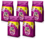 5 WHISKAS JUNIOR Cat Food up to 1 Year Treat with Chicken 300g 10.6oz