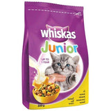 5 WHISKAS JUNIOR Cat Food up to 1 Year Treat with Chicken 300g 10.6oz