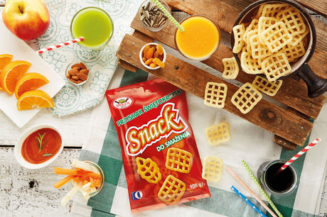 Puffed Wheat Snacks Classic Retro Party Chips 400g 14oz