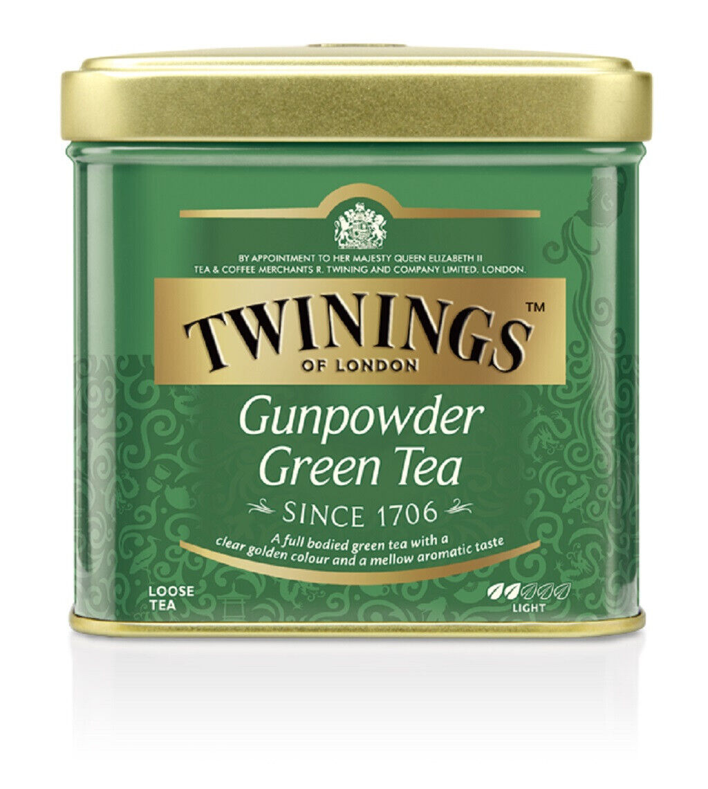 TWININGS Loose Tea Bundle English Breakfast, Earl Grey & Gunpowder Green Tea 3 x 100g