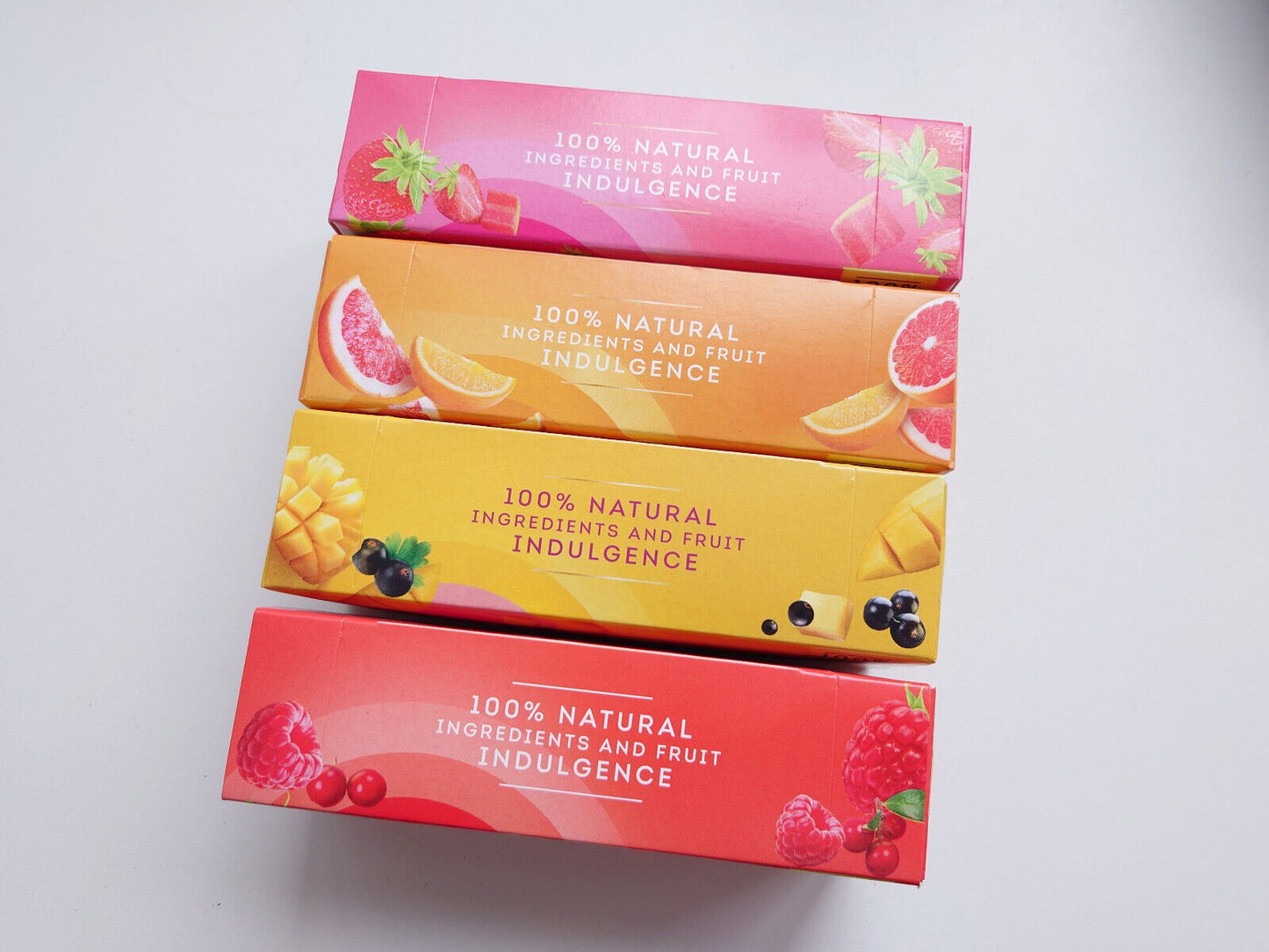 4 x Lipton Fruit Tea Bundle Grapefruit Strawberry Mango Orange Raspberry Flavors