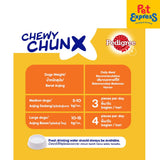 5 x PEDIGREE Dentastix Chunx Dual Teeth Cleaning Chicken Flavor 68g 2.4oz