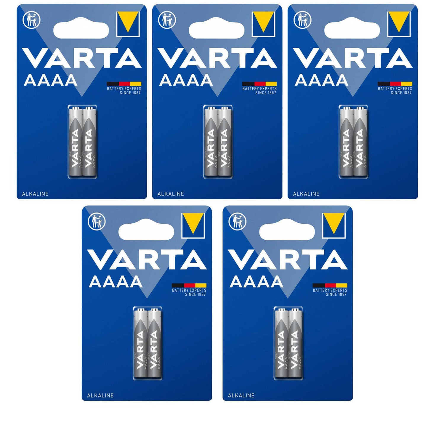 10 VARTA SPECIAL AAAA 1.5V Mini 4061 LR8D425 LR61 25A Alkaline Batteries