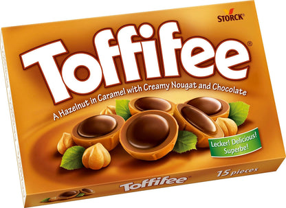 5 x TOFFIFEE Creamy Caramel Nougat & Chocolate Candies European Sweets 125g