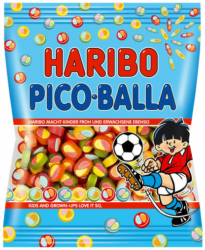 4 HARIBO PICO BALLA Gummies German Sweets Candy Treats 160g 5.6oz