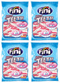 4 x FINI JELLY TEETH Gummy Candy Funny Party Sweets 90g 3.2oz