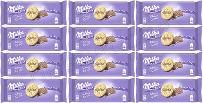 12 MILKA CHOCO GRAINS Wholegrain Cookies with Alpine Milk Chocolate 126g 4.5oz