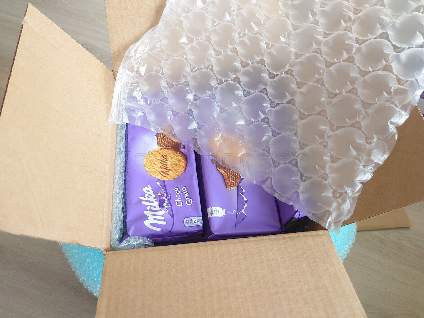 12 MILKA CHOCO GRAINS Wholegrain Cookies with Alpine Milk Chocolate 126g 4.5oz