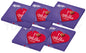 5 x LOVE MILKA Heart Shaped Chocolate Pralines with Hazelnut Cream Gift Box 110g