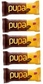 5 x PUPA COFFEE Flavor Chocolate Bars Retro European Candy Sweet Treats 30g